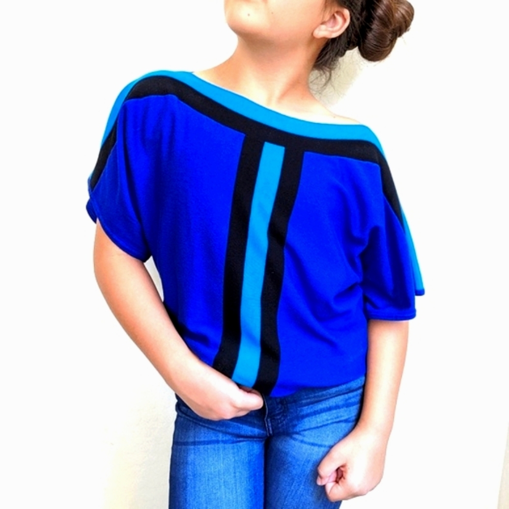 Colorblock Lightweight Boat Neck Sweater